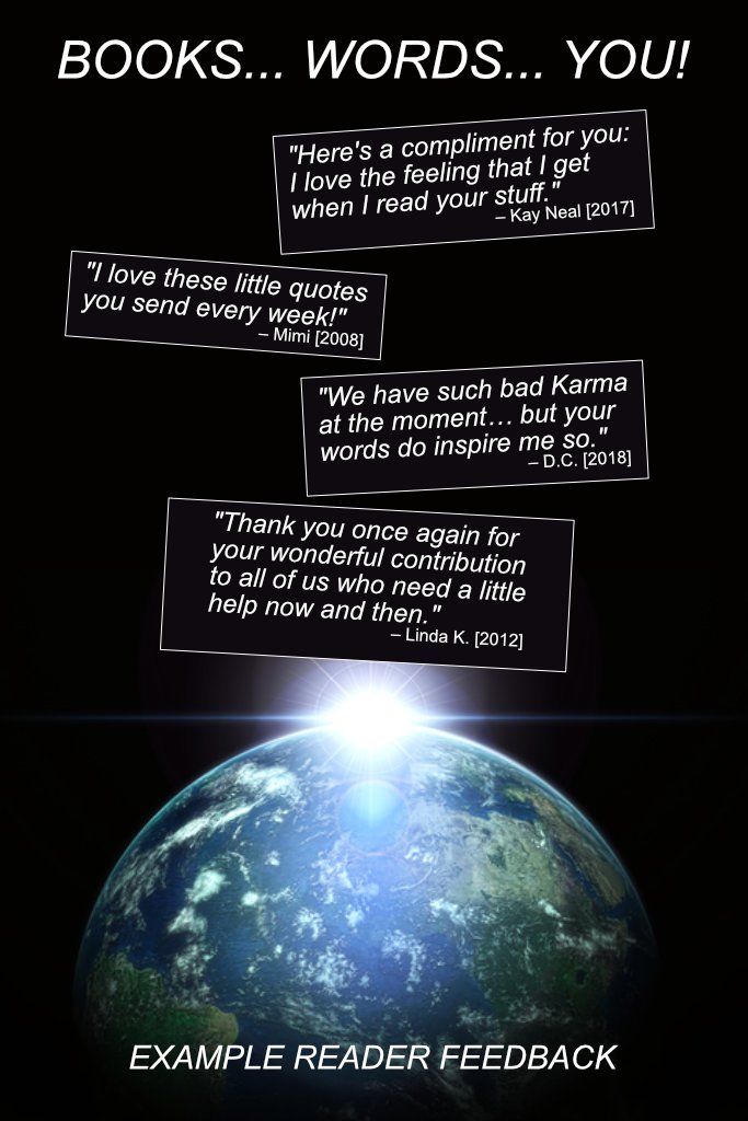 Reader feedback/testimonials on image of planet earch